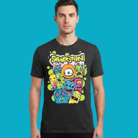 Post Hardcore Band Monsters Album Tee