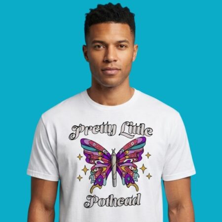 Pretty Little Pothead Butterfly Joint Weed Shirt
