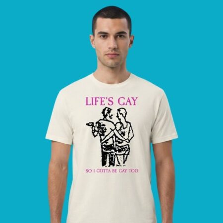 Pride & Passion Queer Pride Humor Slogan Tee