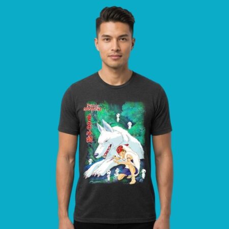 Princess Mononoke San & Moro Ghibli T-Shirt