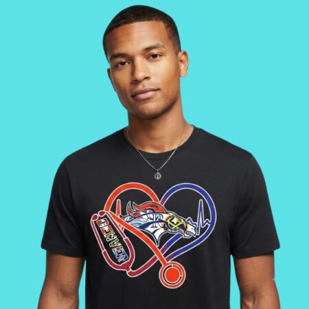 Pro Football Heartbeat Medical Logo Tee