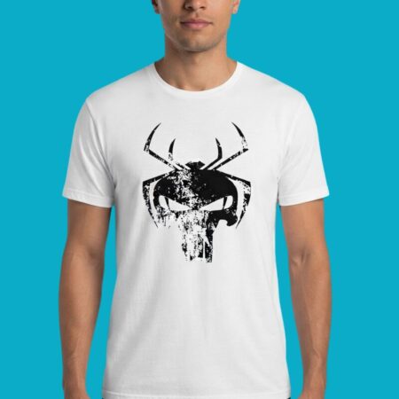 Punisher Spider Logo Marvel Frank Castle Hybrid Tee