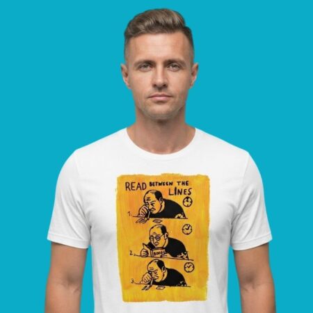 Read Between The Lines Humor Irony Book Shirt
