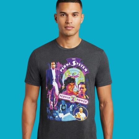 Retro Fitness System Movie Parody Graphic Tee