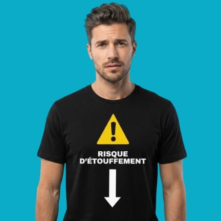 Risque Detouffement Choking Hazard Warning Sign Shirt