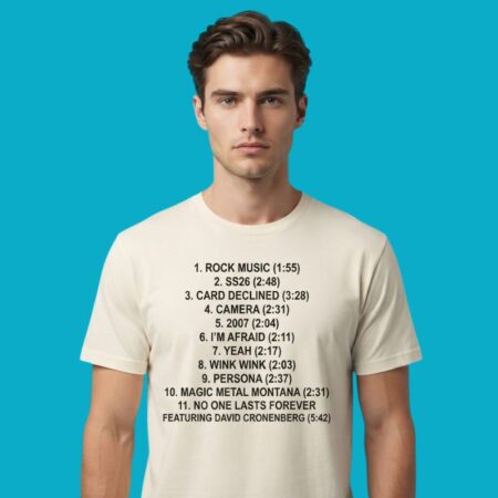 Rock Music Album Tracklist Charli XCX Fashion Shirt