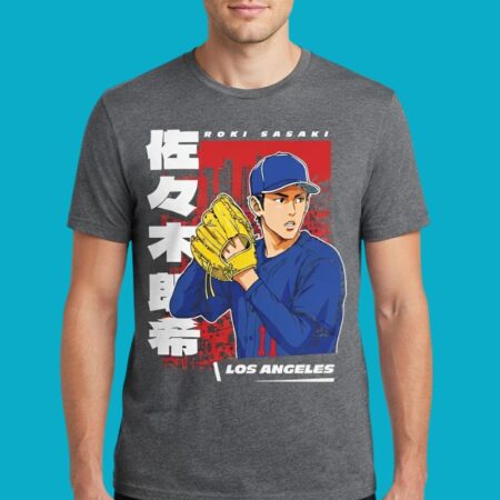 Roki Sasaki MLB Los Angeles Dodgers City Skyline Shirt
