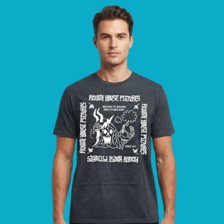Rough House Pictures Movies TV Shows Teed Up Shirt