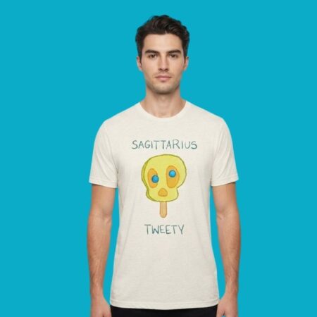 Sagittarius Tweety Bird Cartoon Zodiac Tee