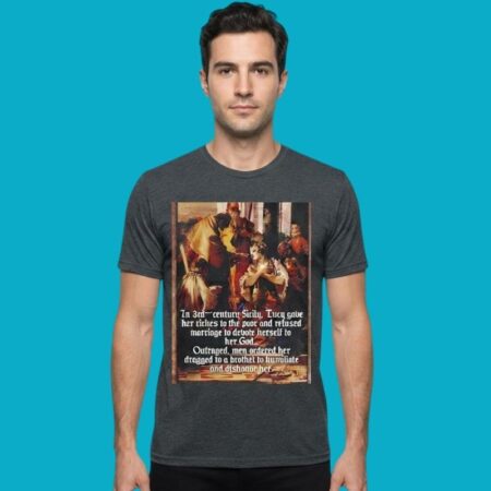 Saint Lucy of Sicily Christian Martyr Tee