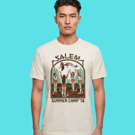 Salem Summer Camp Occult Cheerleader Vintage Tee