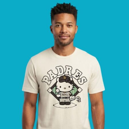 San Diego Padres Hello Kitty x MLB Shirt