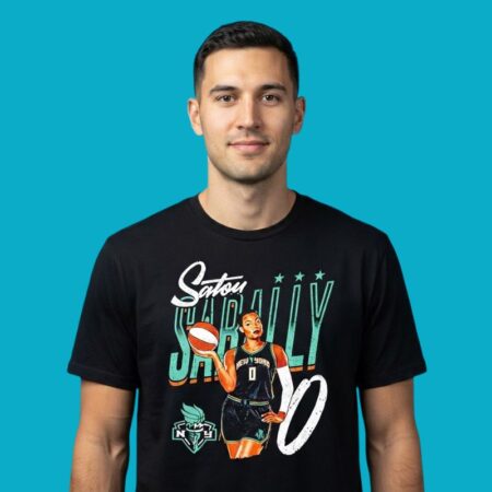 Satou Sabally New York Liberty Pose Signature Shirt