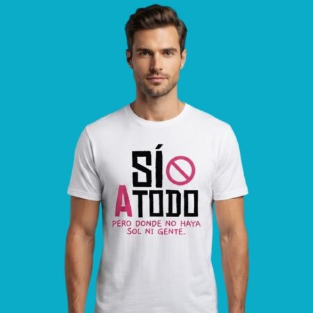 Si A Todo Pero Donde No Haya Sol Ni Gente Introvert Spanish Shirt
