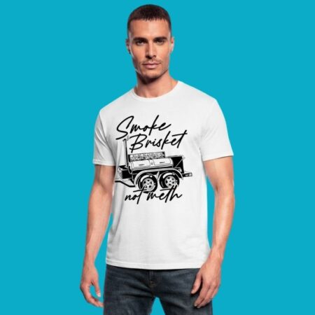 Smoke Brisket Not Meth Funny Barbecue BBQ Grilling Shirt