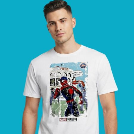 Spider-Man Let's Go Mets Citi Field Marvel Shirt