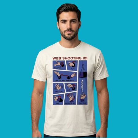 Spider-Man Web Shooting 101 Graphic Tee