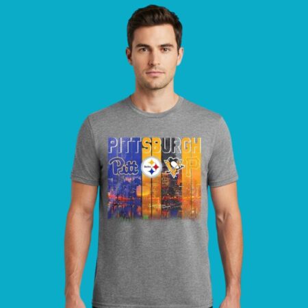 Sport In City Pittsburgh Logo Skyline Graphic Shirt