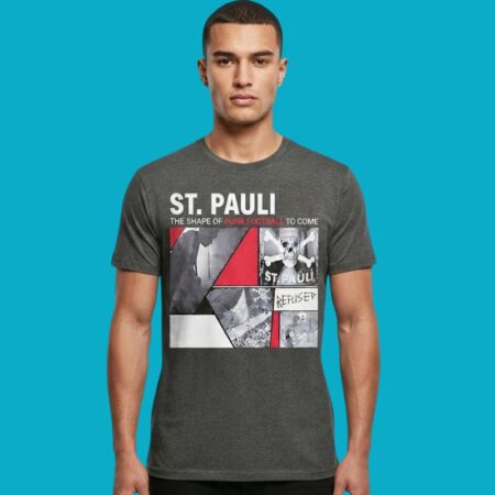 St Pauli The Shape Of Punk Football Skull Shirt