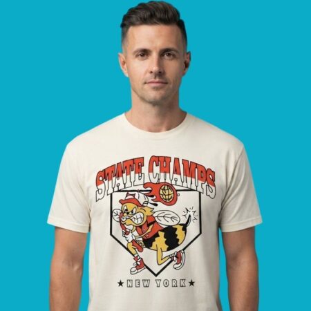 State Champs New York Bee Baseball Sports Apparel Shirt