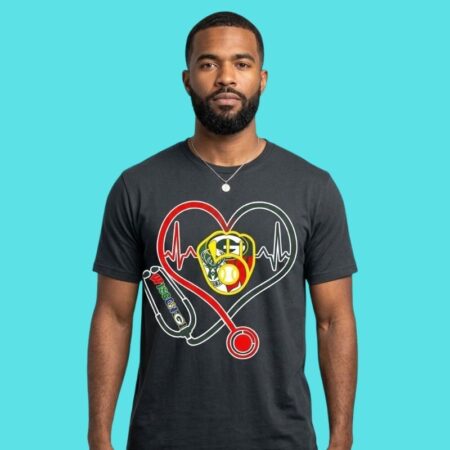 State Sports Teams Heartbeat Graphic Tee