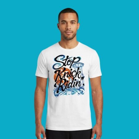 Stop Knick Ridin New York City Skyline Tee
