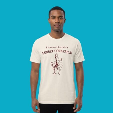 Sunset Cocktails Tropical Party Survivor Tee