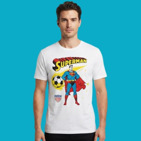 Superman X FIFA World Cup 2026 USA Soccer Shirt