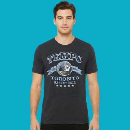 Tempo Est 2026 Toronto Basketball Fan Graphic Tee