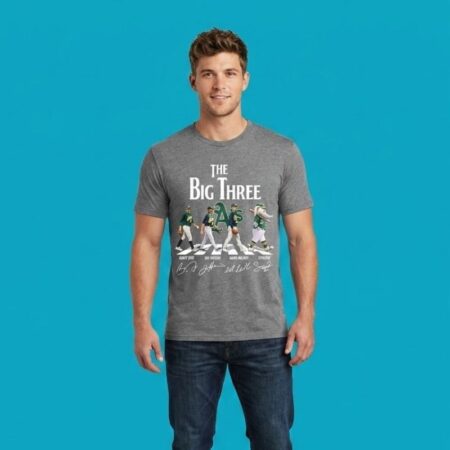 The Big Three Barry Zito Tim Hudson Mark Mulder Stomper Athletics Shirt