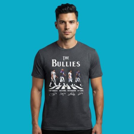 The Bullies Baltimore Ravens Abbey Road Signatures Shirt