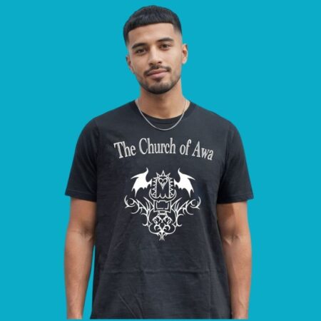 The Church of Awa Gothic Chainsaw Tee