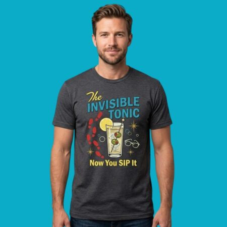 The Invisible Tonic Now You Sip It Cocktail Shirt
