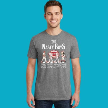 The Nasty Boys Rob Dibble Randy Myers Norm Charlton Mr Redlegs Reds Shirt