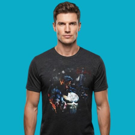 The Punisher Hitman Skull Two Sided Shirt