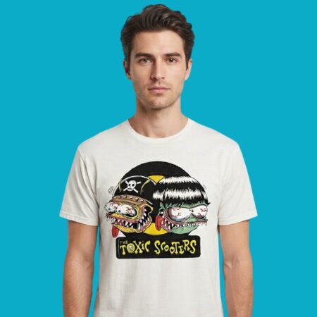 The Toxic Scooters Punk Rock Band Logo Shirt