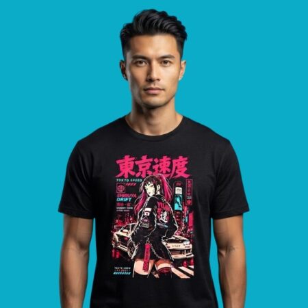 Tokyo Speed Shibuya Drift Street Angel Shirt