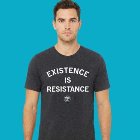 Trans Rights Resistance Statement Graphic Tee