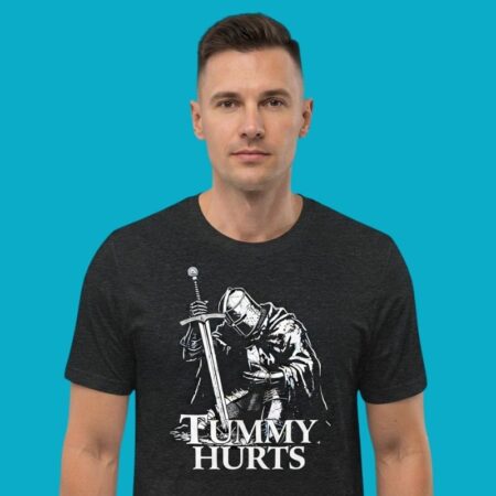 Tummy Hurts Knight Dark Fantasy Shirt