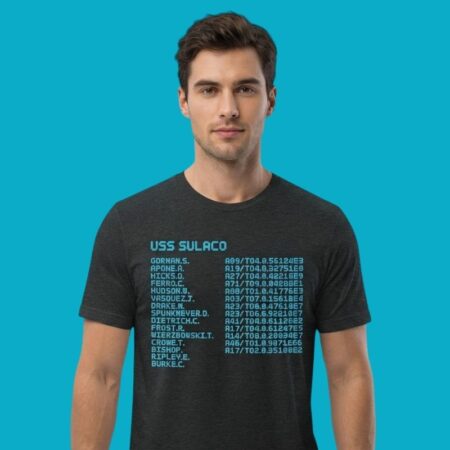 USS Sulaco Personnel Roster Aliens Ripley T-Shirt