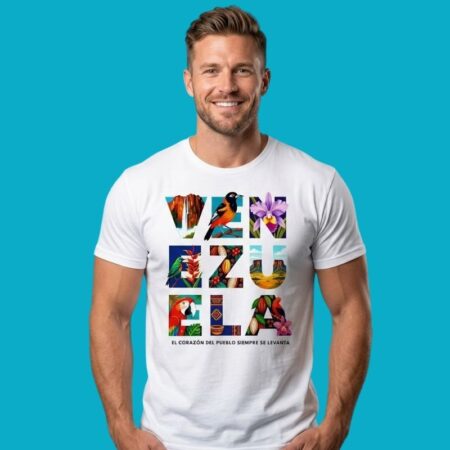 Venezuela El Corazon Del Pueblo Siempre Se Levanta T-Shirt