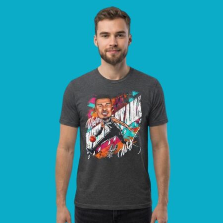 Victor Wembanyama Spurs Signature Cartoon Tee
