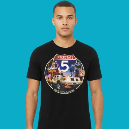 Vintage Streetwear Norwalk Square Graphic Tee