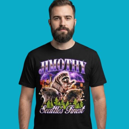 Viral Seattle Raccoon Picture Collage Tee