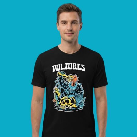 Vultures Vulture Drinking Beer On Skull Shirt