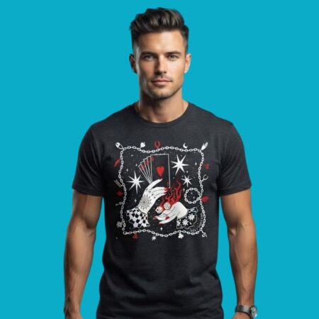 WOS x Sheila Sarti Playing Cards & Dice Tee