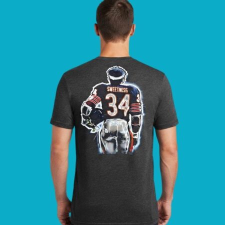 Walter Payton Sweetness 34 Chicago Bears Tee