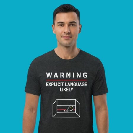 Warning Explicit Language Pickleball T-Shirt