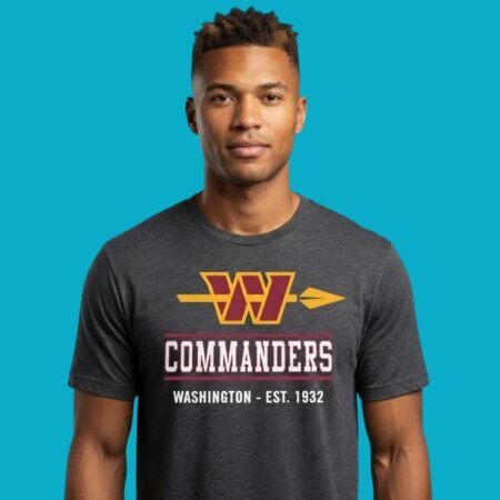 Washington Commanders Football Est 1932 Logo Shirt