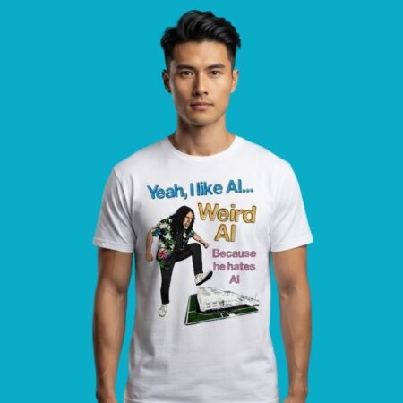 Weird Al Yankovic Yeah I Like Weird Al Because He Hates AI Shirt